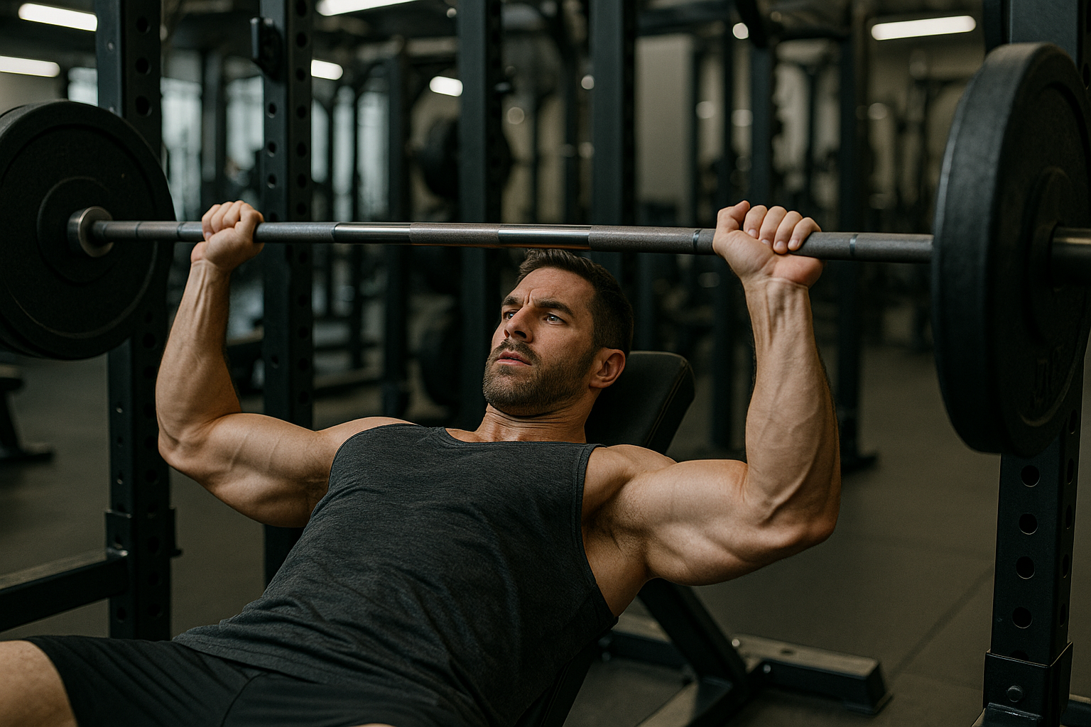 Press de banca con barra (pecho)